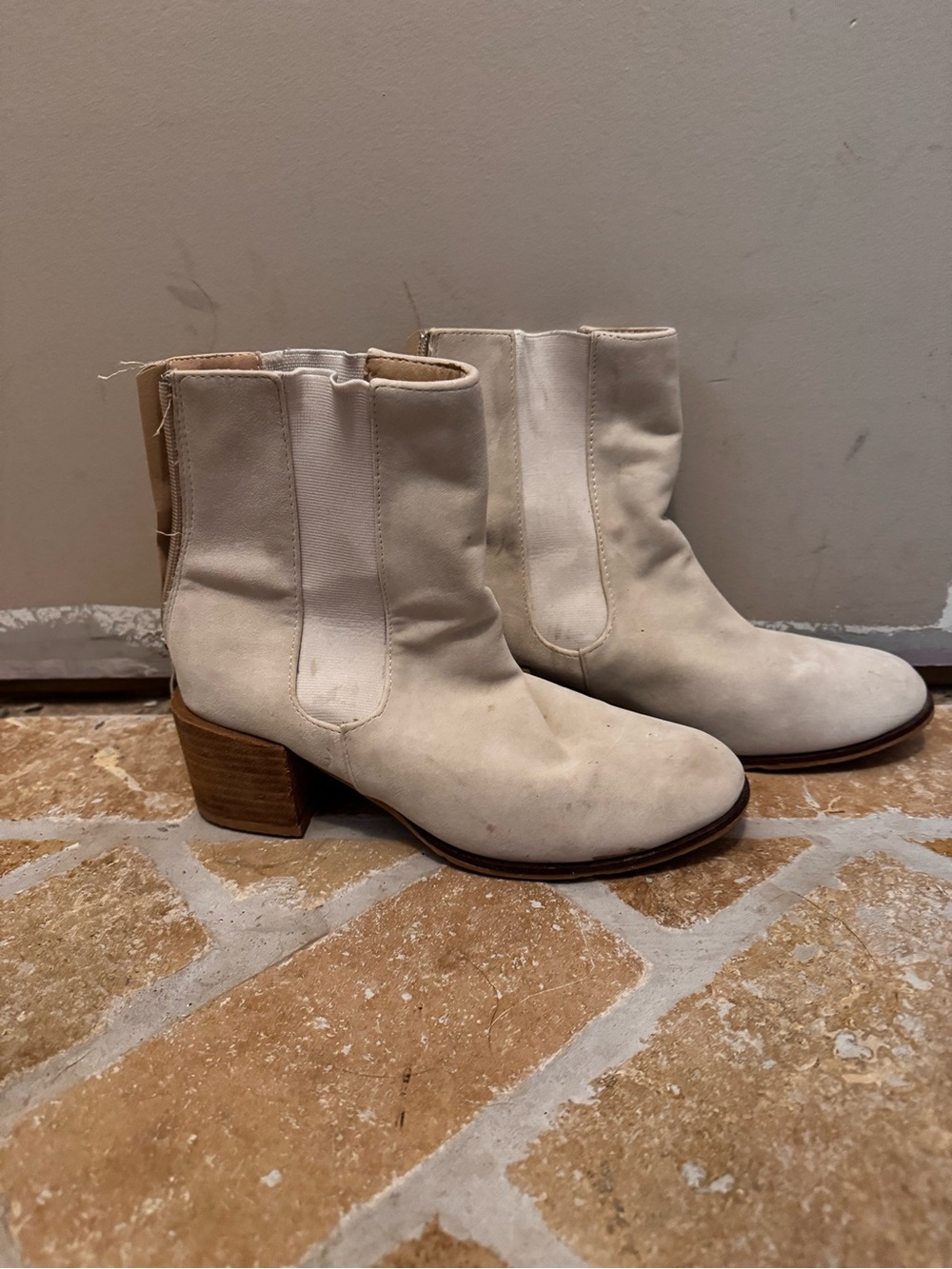 Women's Cream Ankle Boots - Versatile Everyday Style